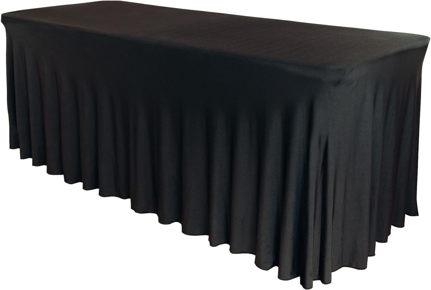 8' Table Skirt - Black