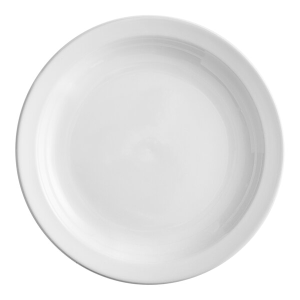 Bright White Narrow Rim Salad/Dessert Plate - 7.5
