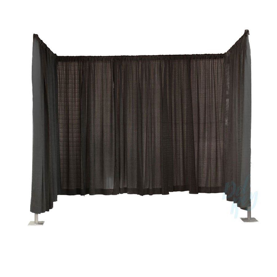 8'H x 10'W Pipe and Drape Booth