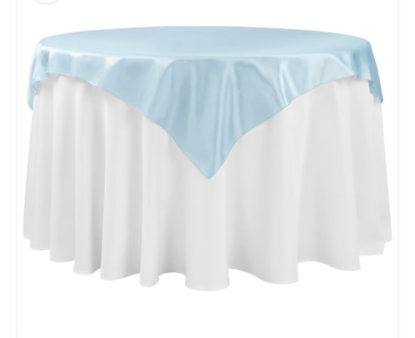 Table Overlay - Light Blue